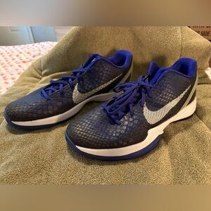 Nike Purple, Black, Silver, & White Kobe 6 Zoom Sneakers